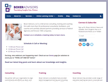 Tablet Screenshot of boxeradvisors.com